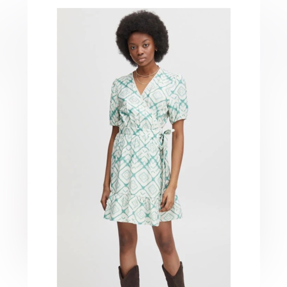 Atelier Reve Batik Wrap Dress - Picture 1 of 9